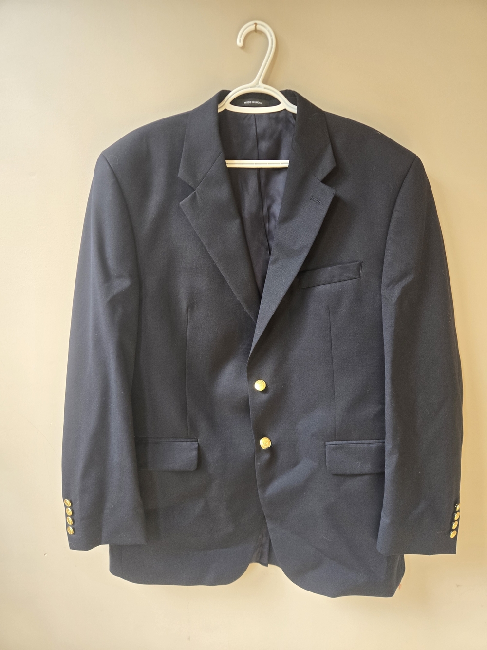 Ralph Lauren Navy Sport Coat with Gold Buttons